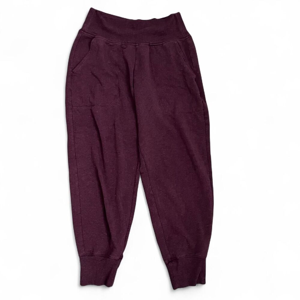 Athleta Women's Purple and Burgundy Joggers-tracksuits